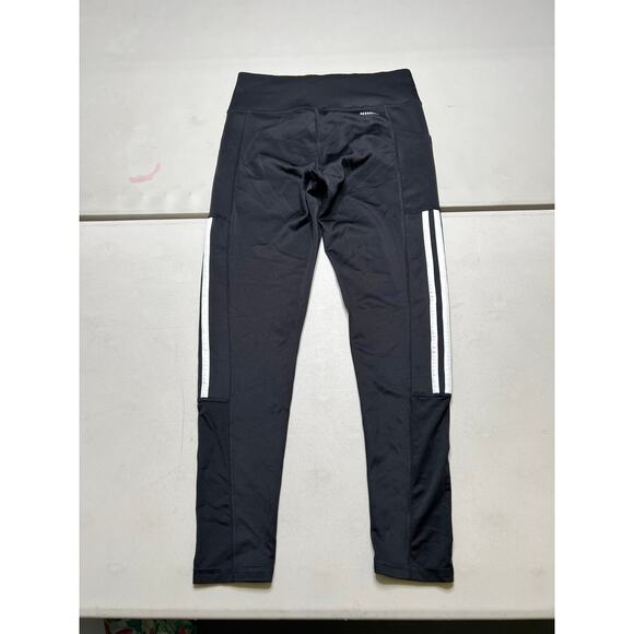 Adidas Black Primegreen Aeroready High Rise Pull On women Leggings Size Medium - Picture 8 of 12
